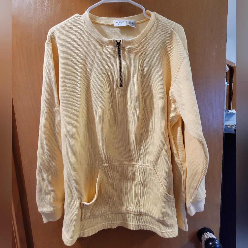 Yellow Costal Grandma Sweater